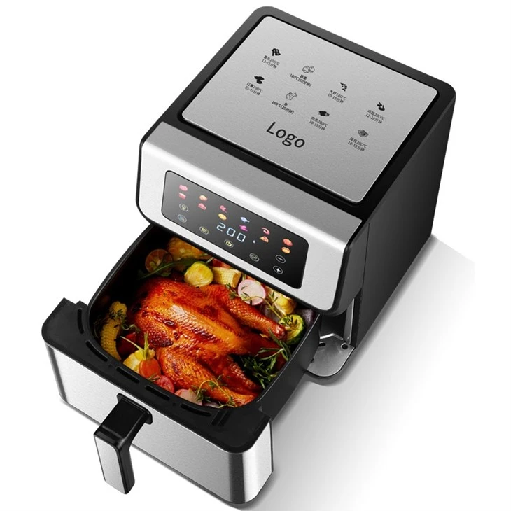8L Air Fryer Stainless Steel